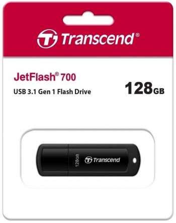 Накопичувач USB 3.1 TRANSCEND JetFlash 700 128GB (TS128GJF700) Накопичувач USB 3.1 TRANSCEND JetFlash 700 128GB (TS128GJF700) | Фото 3