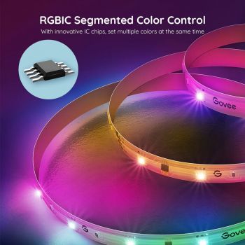 Стрічка світлодіодна розумна Govee H618С RGBIC Basiз Wi-Fi + Bluetooth LED Strip Light (H618C3D1) Стрічка світлодіодна розумна Govee H618С RGBIC Basiз Wi-Fi + Bluetooth LED Strip Light (H618C3D1) | Фото 10