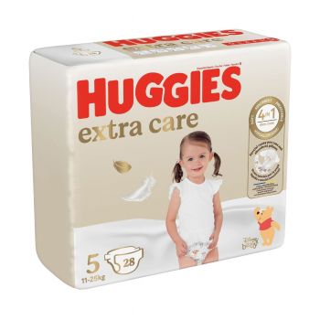 Підгузки HUGGIES Extra Care 5, 11-25 кг,  28 шт (5029053583150) | Фото 2
