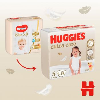 Підгузки HUGGIES Extra Care 5, 11-25 кг,  28 шт (5029053583150) | Фото 3