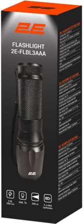 Ліхтар ручний 2E, 300 люмен, 5Вт, XML T6 (2E-FLBL3AAA) Ліхтар ручний 2E, 300 люмен, 5Вт, XML T6 (2E-FLBL3AAA) | Фото 10