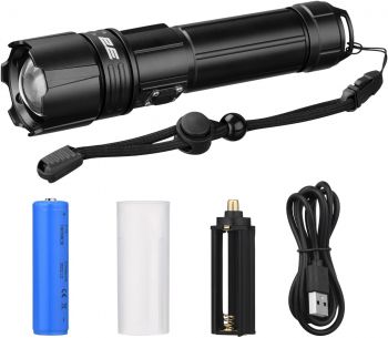 Ліхтар ручний 2E, Type C USB, 2200 мАг, 1хP70 LED (2E-FLBL1822P70) Ліхтар ручний 2E, Type C USB, 2200 мАг, 1хP70 LED (2E-FLBL1822P70) | Фото 11