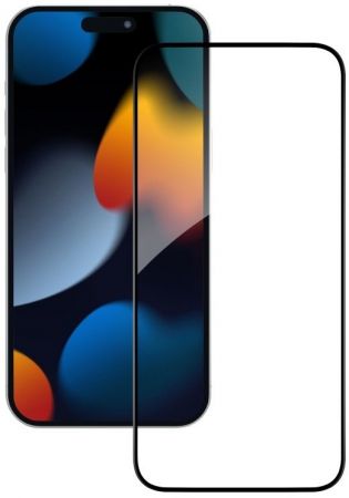 Захисне скло 2E для Apple iPhone 15 Pro, (1 Pack), black border (2E-IP-15P-6.1-SMFCFG-BB) | Фото 2