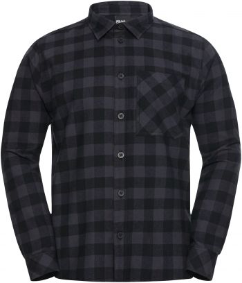 Сорочка чоловіча Jack Wolfskin Lite Flannel Shirt M A65026_T0156 S чорна/сіра (4064886564007) Сорочка чоловіча Jack Wolfskin Lite Flannel Shirt M A65026_T0156 S чорна/сіра (4064886564007) | Фото 7