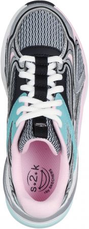 Кросівки підліткові для дівчаток Skechers S2K 303697L SMLT 33.5 (2 US) сріблястий  (KK3815-20) | Фото 2