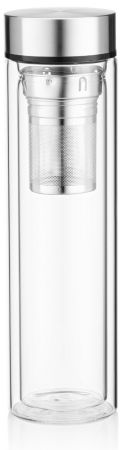 Термос скляний з подвійними стінками ARDESTO, 450 мл, боросилікатне скло (AR1345SS) Термос скляний з подвійними стінками ARDESTO, 450 мл, боросилікатне скло (AR1345SS) | Фото 3