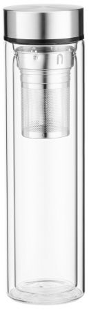 Термос скляний з подвійними стінками ARDESTO, 450 мл, боросилікатне скло (AR1345SS) Термос скляний з подвійними стінками ARDESTO, 450 мл, боросилікатне скло (AR1345SS) | Фото 4