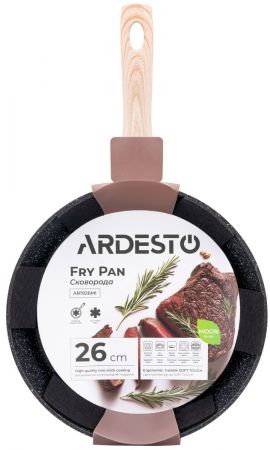 Сковорода ARDESTO Midori 26 см, чорний мрамор, алюміній (AR1926MI) | Фото 5