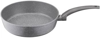 Сковорода ARDESTO Gemini Gourmet з кришкою 26 см, сірий мрамор, алюміній (AR2426GGL) | Фото 2