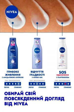 Купить крем для тела Бальзам для тіла NIVEA SOS з пантенолом 250 мл (4006000029917) | Фото 5