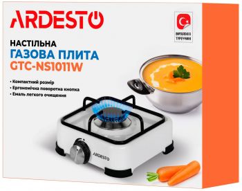 Настільна газова плита ARDESTO GTC-NS1011W | Фото 6