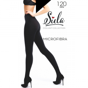Колготи жіночі SIELA Microfibra 120 Den 4 р чорні | Фото 1