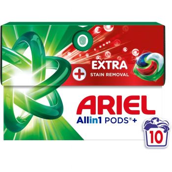 Капсули для прання ARIEL Extra Stain Removal All-in-1 10 шт (8700216764704) Капсули для прання ARIEL Extra Stain Removal All-in-1 10 шт (8700216764704) | Фото 1