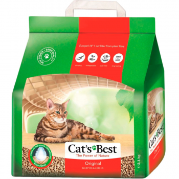 Наповнювач для котячого туалету Cats Best Original Eco Plus 5л/2,1кг (4002973302347) | Фото 6