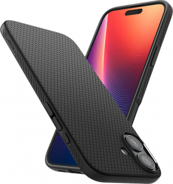 Чохол Spigen для APPLE iPhone 16 Plus, Liquid Air, Matte Black (ACS08066) Чохол Spigen для APPLE iPhone 16 Plus, Liquid Air, Matte Black (ACS08066) | Фото 12