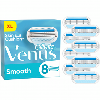 Купить станок для бритья Змінні картриджі GILLETTE Venus Smooth 8 шт (7702018365067) | Фото 1