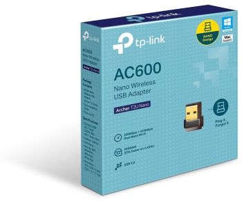 Купить беспроводной адаптер WiFi-адаптер TP-LINK ARCHER-T2U-NANO | Фото 2