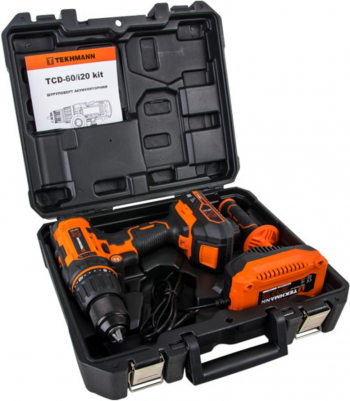 Шуруповерт-дриль акумуляторний Tekhmann TCD-60/i20 kit 20В 1x2А год (848394) | Фото 5