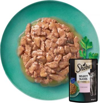 Sheba з лососем в соусі 85 г (4770608257279) | Фото 5