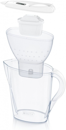 Фільтр-глечик BRITA Marella Memo MXPro 2.4л (1.4л очищеної води) білий (1052789) | Фото 2