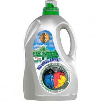 Універсальний гель для прання Wash&Free Гірська свіжість 5 л (4262396142221) | Фото 1