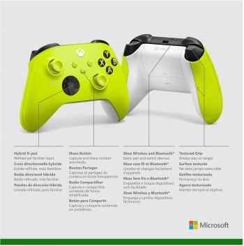 Геймпад MICROSOFT Xbox Wireless Controller Electric Volt (889842716528) | Фото 8
