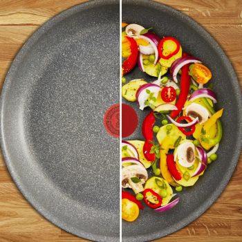 Купить сковороду Сковорода TEFAL Hard Stone, 26см, сірий (D4560553) | Фото 2