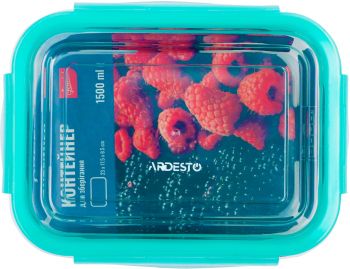 Контейнер для зберігання ARDESTO Gemini 1500 мл, прямокутний (AR1215RB) Купить емкость для хранения Контейнер для зберігання ARDESTO Gemini 1500 мл, прямокутний (AR1215RB) | Фото 7