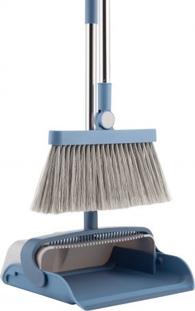 Набір для прибирання совок та щітка з довгою ручкою ARDESTO 79.2см, синій (ARHE1301B) | Фото 11
