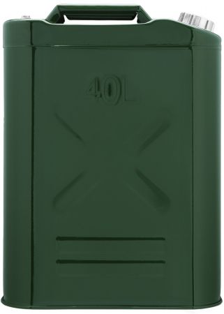 Каністра 2E паливна вертикальна 40л метал, зелений (2E-JCM40S) | Фото 2