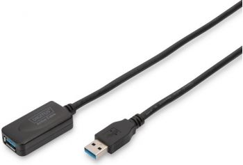 Подовжувач DIGITUS USB 3.0 Active Cable, A/M-A/F, 5 m (DA-73104) | Фото 1