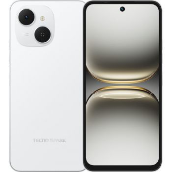 Смартфон TECNO Spark 40C (KM4k) 4/128Gb Veil White (4894947093036) | Фото 1