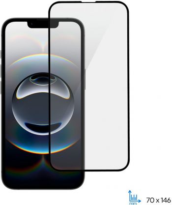 Захисне скло 2E для APPLE iPhone 16e(6.1), 2.5D FCFG, (1 Pack), black border | Фото 2