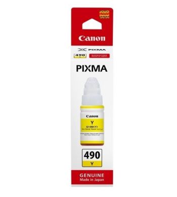 CANON GI-490 PIXMA G1400/G2400/G3400 Yellow 70ml (0666C001) CANON GI-490 PIXMA G1400/G2400/G3400 Yellow 70ml (0666C001) | Фото 2