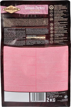 Сухий корм для кошенят Carnilove Salmon & Turkey Kitten з лососем та індичкою 2 кг (8595602512225) | Фото 3