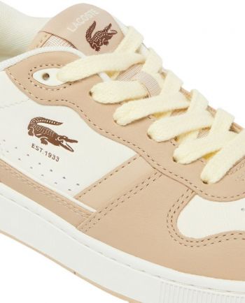 Кеди жіночі Lacoste T-Clip Set 749SFA0072-BW7 38 (5 UK) бежеві (749SFA0072BW7T5) | Фото 6