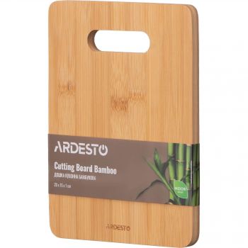 Купить кухонную принадлежность Дошка кухонна ARDESTO Midori, 20х15х1см, бамбук (AR1420BA) | Фото 1