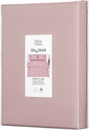 Набір постільної білизни 1,5сп ARDESTO Mix&Match, підковдра 160х220см, 100% б., пудра (ART1622SP) | Фото 7