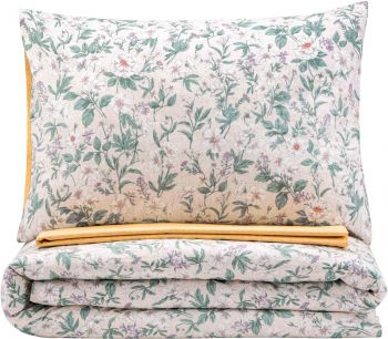 Набір постільної білизни 2,0сп ARDESTO Gloria, підковдра 200х220см, 100% бавовна, сатин, квіти (ART2022FW) | Фото 3