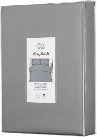 Набір постільної білизни 2,0сп ARDESTO Mix&Match, підковдра 200х220см, 100% бав., сатин, мус (ART2022SD) | Фото 3