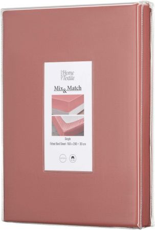 Простирадло на резинці ARDESTO Mix&Match, 160х200+30см, 100% бавовна, сатин, мідь (ART1620FSO) | Фото 6