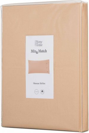 Наволочка ARDESTO Mix&Match, 50х70см, 100% бавовна, сатин, бежевий (ART5070PCI) | Фото 5