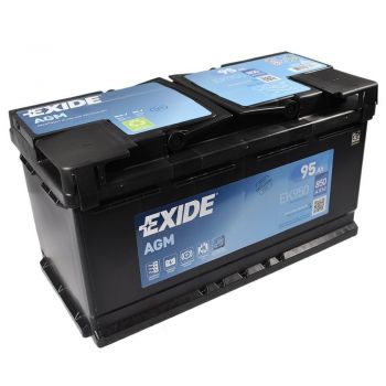 Автомобільний акумулятор Exide 95Ah-12v AGM, R+, EN850 (52371131556) | Фото 1