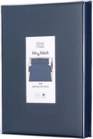 Підковдра ARDESTO Mix&Match, 200х220см, 100% бавовна, сатин, синій (ART2022DVN) | Фото 6