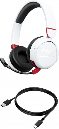 Ігрова гарнітура HyperX Cloud Mini Wireless, White (7G8F2AA) | Фото 8