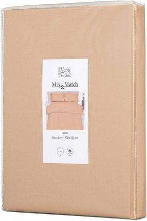 Підковдра ARDESTO Mix&Match, 200х220см, 100% бавовна, сатин, бежевий (ART2022DVI) | Фото 5