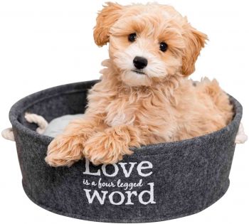 Trixie Lian фетр з ручками, сірий 37см (4047974383957) | Фото 3