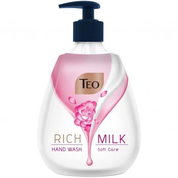 Купить мыло Teo Rich Milk Soft Care 400мл (3800024045400) | Фото 1