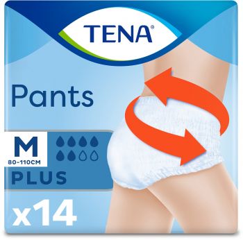 Урологічні труси-підгузки для дорослих Tena Pants Plus M 14 шт (7322541773513) | Фото 2