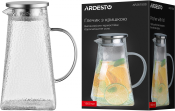 Глечик з кришкою Ardesto, 1500мл (AR2615SS) | Фото 2
